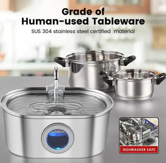Stainless Steel Electronic Pet Bowl