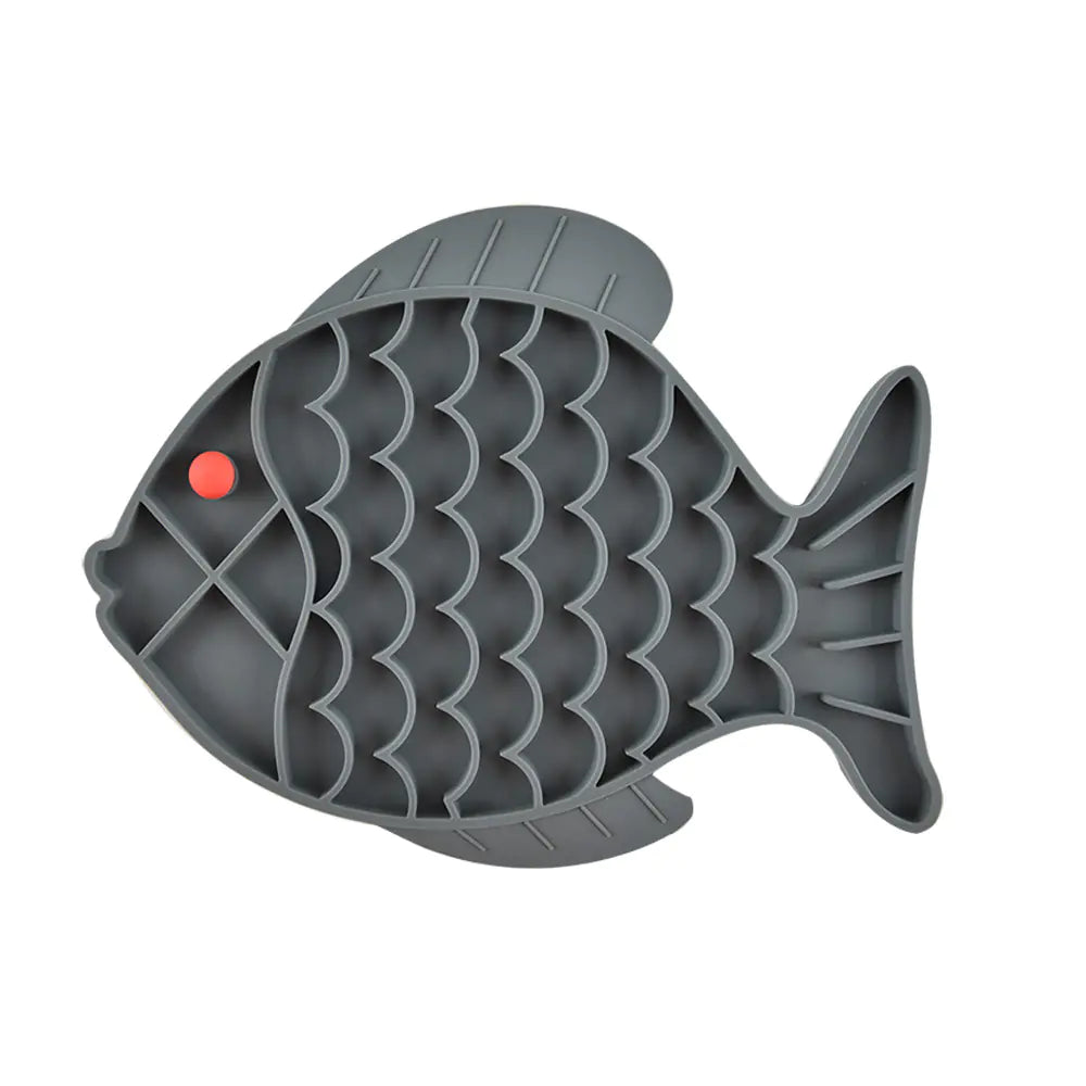 Slow Food Plate for Dogs and Pets - Silicone