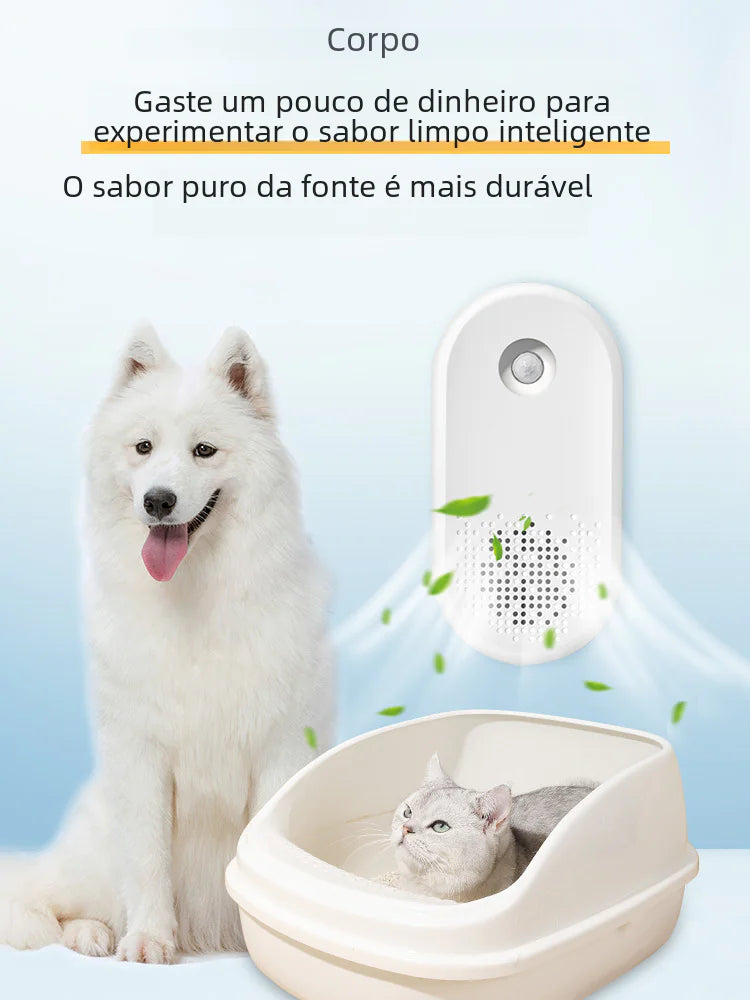 Automatic Odor Control Cat Litter Box with Enclosure