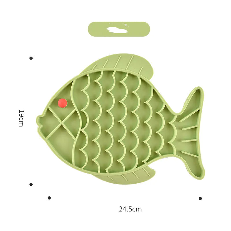 Slow Food Plate for Dogs and Pets - Silicone