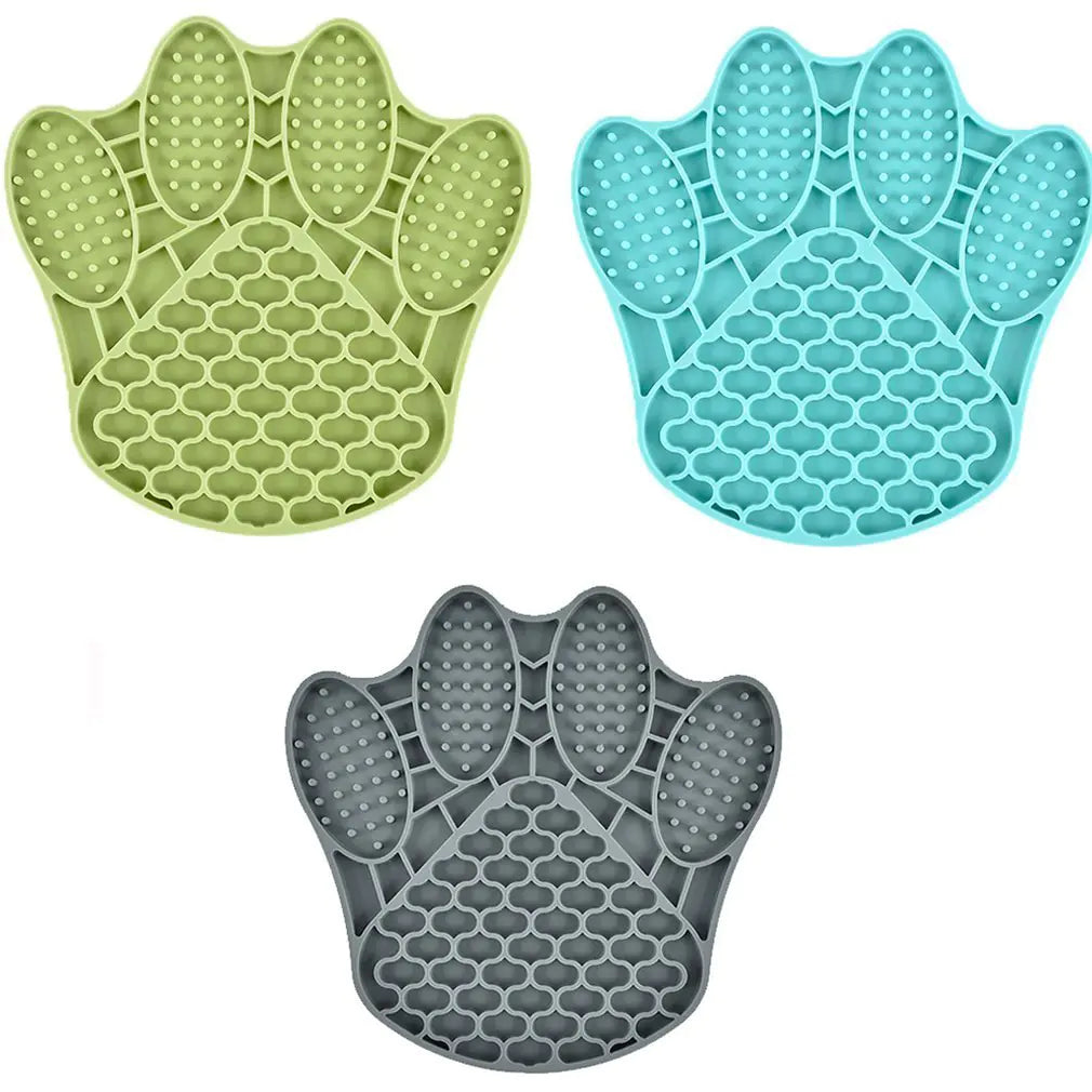 Silicone Dog Licking Mat and Slow Feed Bowl