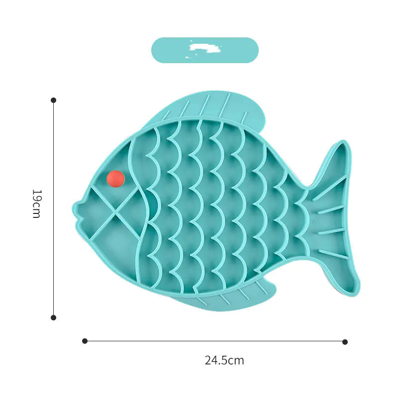 Slow Food Plate for Dogs and Pets - Silicone