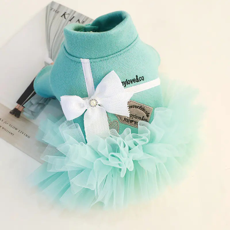Woolen Temperamental Gauze Skirt for Cats
