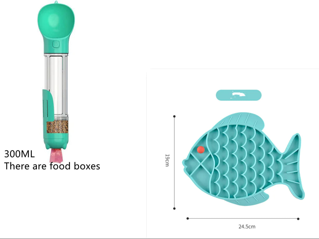 Slow Food Plate for Dogs and Pets - Silicone