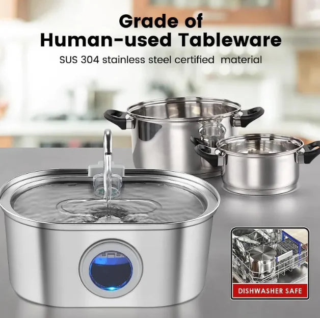 Stainless Steel Electronic Pet Bowl