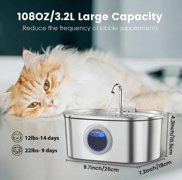 Stainless Steel Electronic Pet Bowl