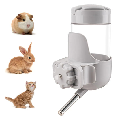 No-drip water dispenser for small pets – perfect for hamsters, rabbits, and guinea pigs