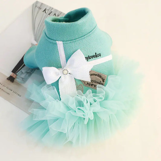 Woolen Temperamental Gauze Skirt for Cats