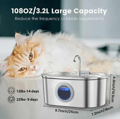 Stainless Steel Electronic Pet Bowl